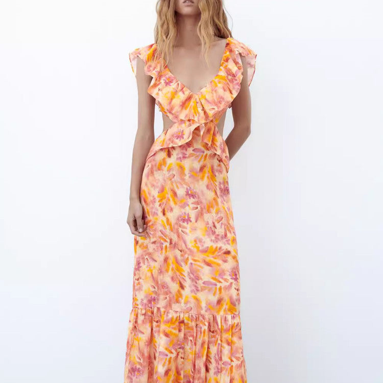 Monaco Laminated Midi Dress